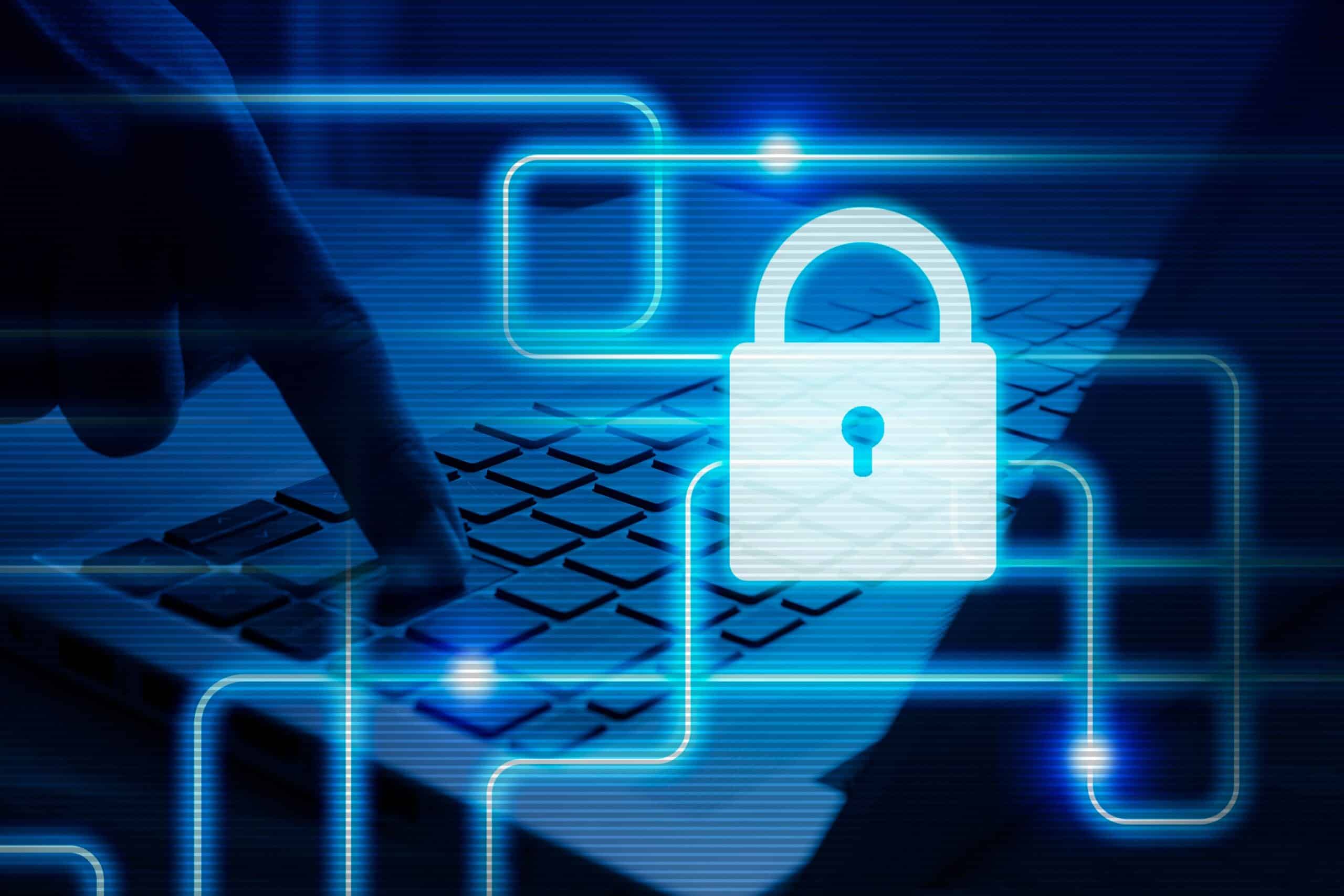 An illustration of access control vulnerabilities in a secure industrial setting, highlighting weaknesses in keypads, card readers, and gate operators.