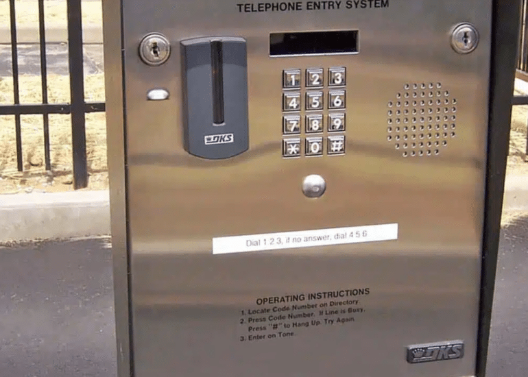 Keypad Gate Entry